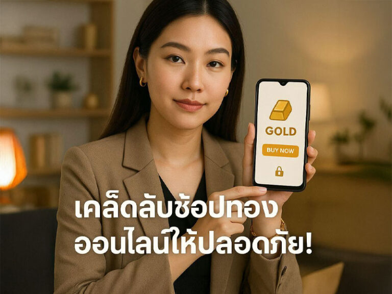 เทคนิคการเลือกซื้อทองออนไลน์อย่างปลอดภัย