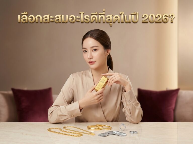 ทอง เงิน หรือแพลทินัม? เลือกสะสมอะไรดีในปี 2026 เทียบชัดๆ ทั้งสภาพคล่องและกำไรคาดการณ์