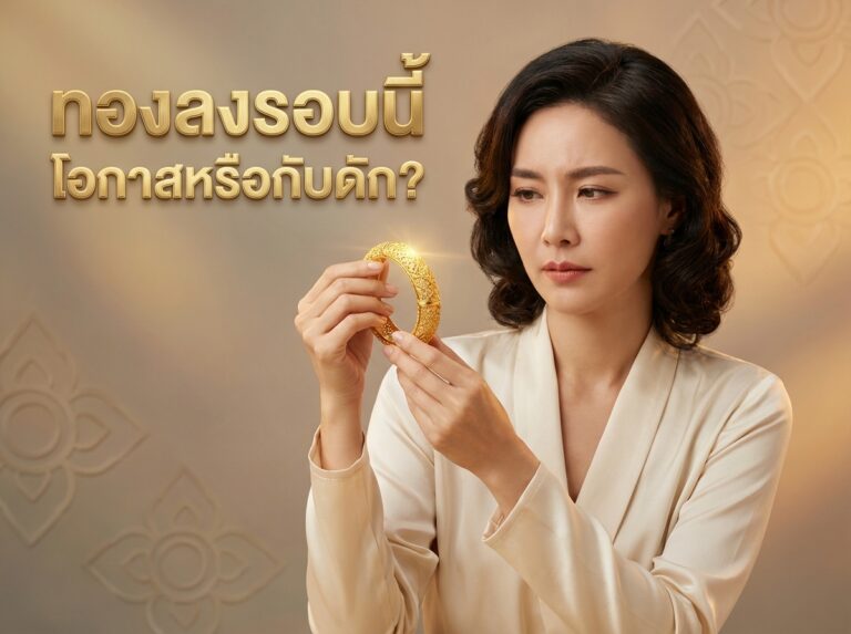 ทองลงเยอะขนาดนี้ เป็นโอกาสทองหรือกับดัก? กลยุทธ์การซื้อถัวเฉลี่ยสำหรับมือใหม่