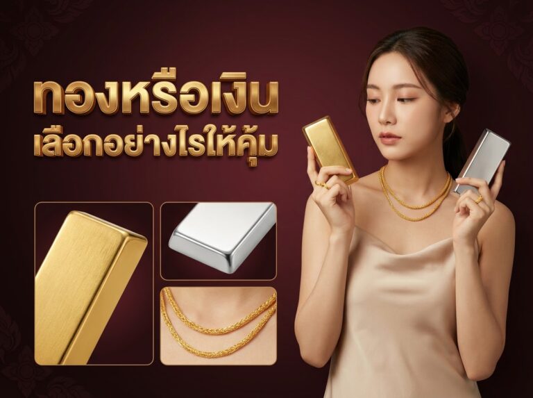 เช็กด่วน! เปรียบเทียบราคาทองคำกับโลหะเงินในช่วงขาลง ตัวไหนน่าเก็บสะสมมากกว่ากัน